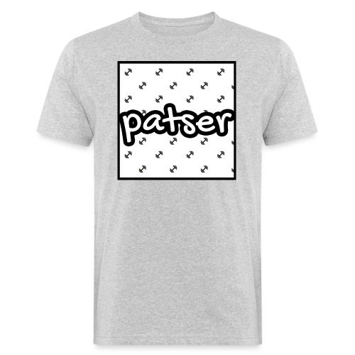 Patser - Basic Print White - Mannen Bio-T-shirt