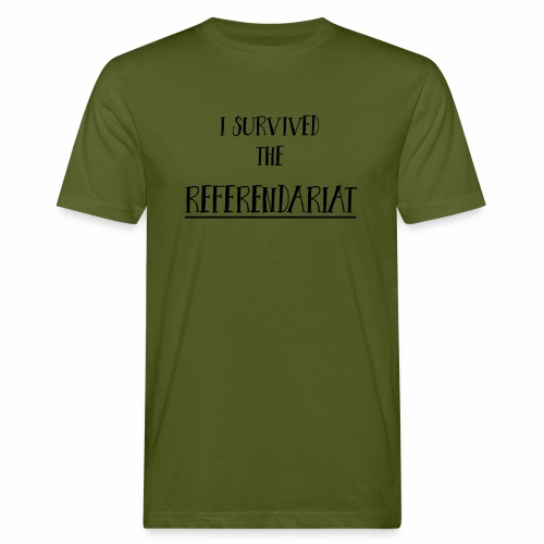 I survived the Referendariat - Männer Bio-T-Shirt
