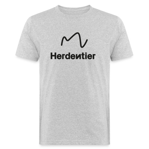 Herdentier Logo Brand - Männer Bio-T-Shirt