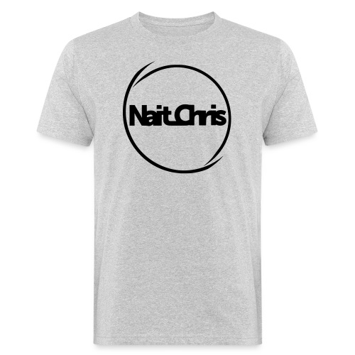 Nait_Chris Fan Circle Logo - Männer Bio-T-Shirt