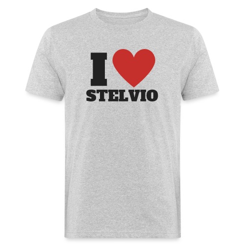 I LOVE STELVIO - T-shirt ecologica da uomo