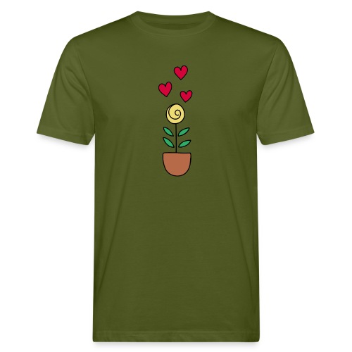 Blumentopf - Männer Bio-T-Shirt