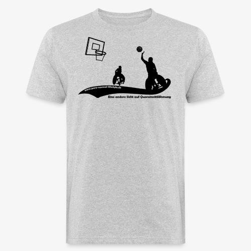 PNL Rollstuhlbasketball black - Männer Bio-T-Shirt