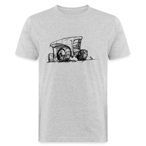Futuristic design tractor - Men's Organic T-Shirt
