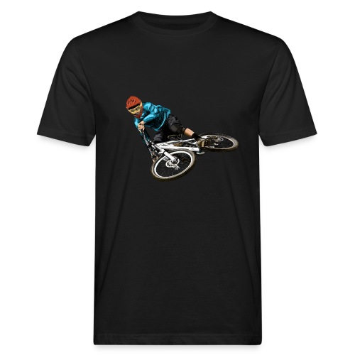 Mountainbiker - Männer Bio-T-Shirt