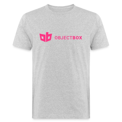 ObjectBox Pink - Männer Bio-T-Shirt