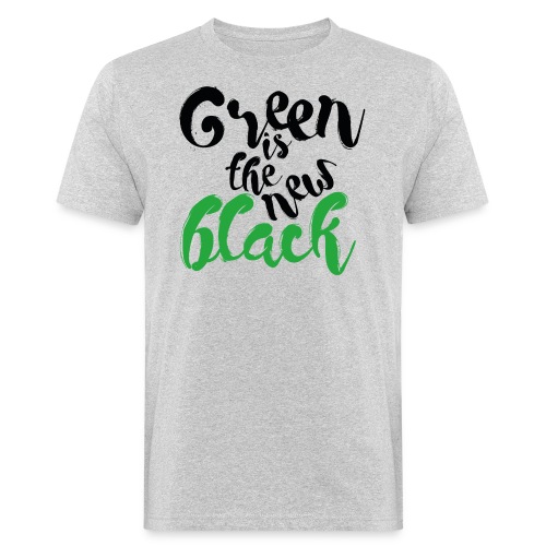 Green is the new black light - Mannen Bio-T-shirt