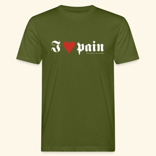 I <3 pain - Männer Bio-T-Shirt