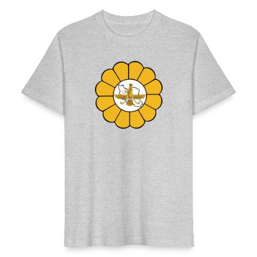 Faravahar Iran Lotus - Männer Bio-T-Shirt