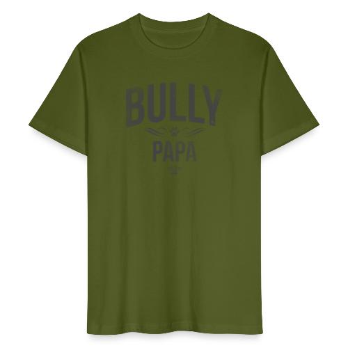 Stolzer Bullypapa Retro - Männer Bio-T-Shirt