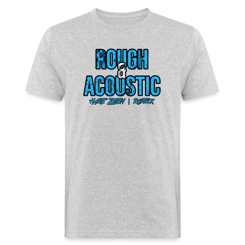 Rough & Acoustic Logo - Männer Bio-T-Shirt