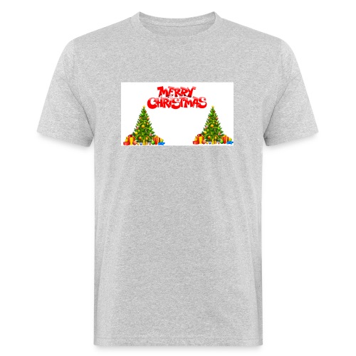 Merrry Christmas (Jule Logo!) - Økologisk T-skjorte for menn