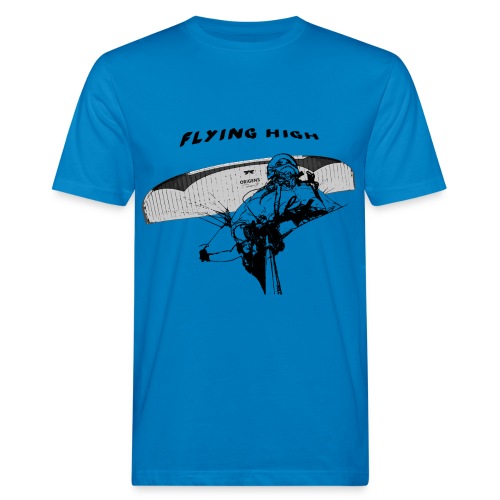 Paragliding flying high design - Men's Organic T-Shirt