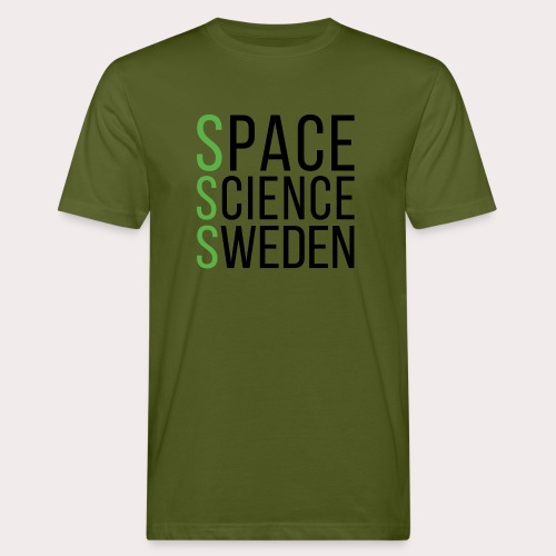 Space Science Sweden - svart - Ekologisk T-shirt herr