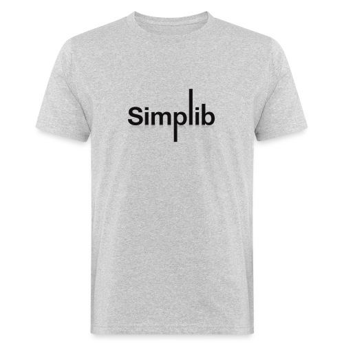 Logo-Simplib-ok - Ekologiczna koszulka męska