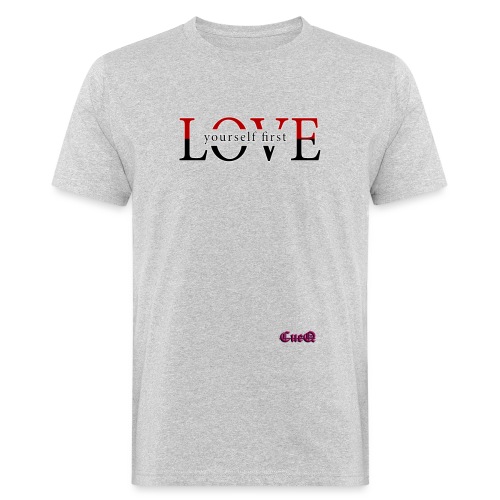Love yourself first - Ekologisk T-shirt herr