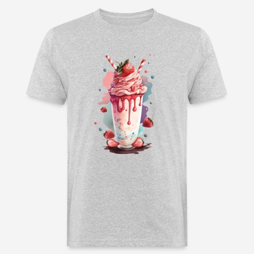 Strawberry Ice 1 - Männer Bio-T-Shirt