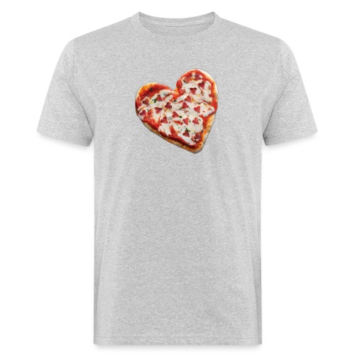 Pizza a cuore - T-shirt ecologica da uomo