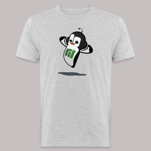 Manjaro Mascot strong left - Männer Bio-T-Shirt