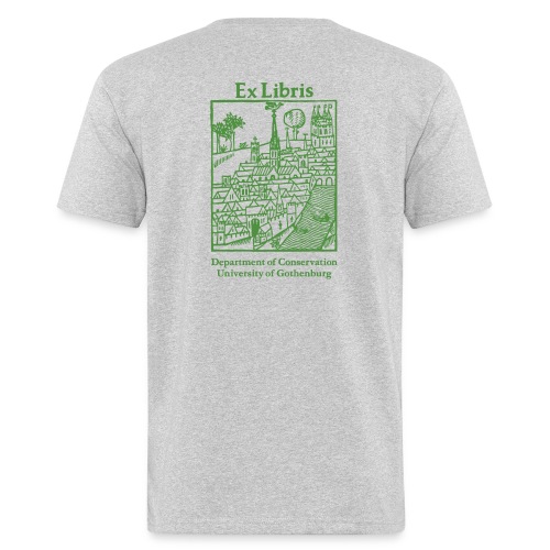 ExLibris Grön - Ekologisk T-shirt herr