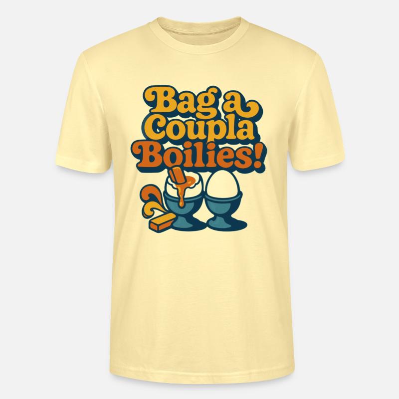 Schnapp dir ein paar Boilies! - Stanley/Stella Unisex Bio-T-Shirt CRAFTER - Creme