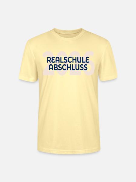 Abschluss 2026 - Realschule Realschulabschluss - Stanley/Stella Unisex Bio-T-Shirt CRAFTER - Creme