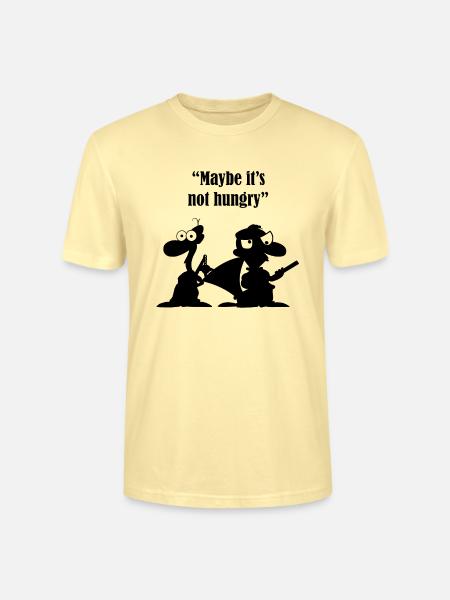 "Vielleicht hat er keinen Hunger." - Stanley/Stella Unisex Bio-T-Shirt CRAFTER - Creme