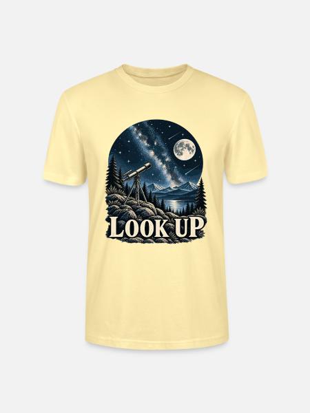 Look Up Astronomie Sternenhimmel - Stanley/Stella Unisex Bio-T-Shirt CRAFTER - Creme