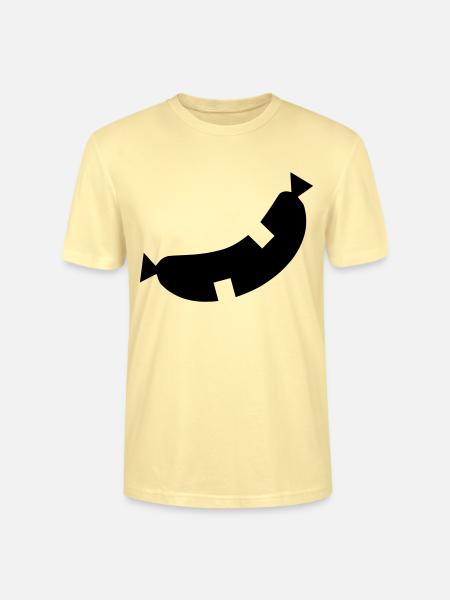 Glückliche Wurst - Stanley/Stella Unisex Bio-T-Shirt CRAFTER - Creme