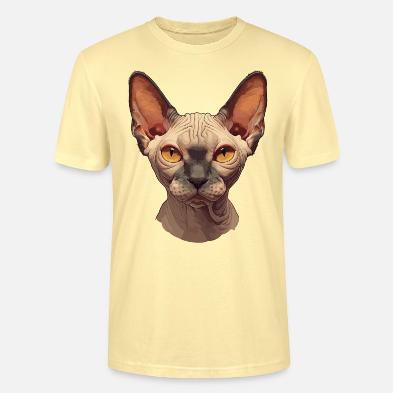 Sphynx Kätzchen Sphynx Katze - Stanley/Stella Unisex Bio-T-Shirt CRAFTER - Creme