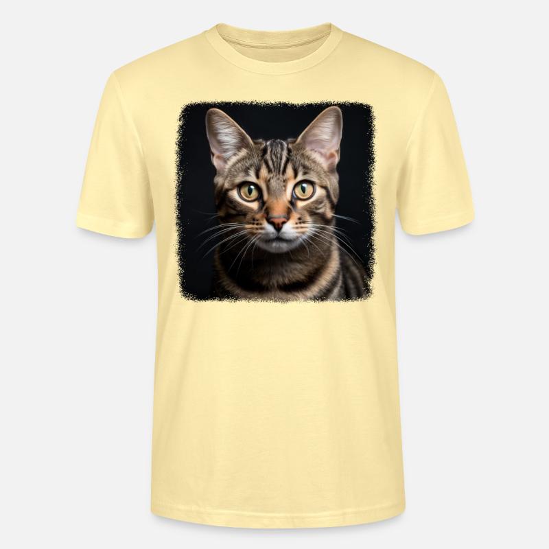 Tabby Kätzchen Tabby Katze - Stanley/Stella Unisex Bio-T-Shirt CRAFTER - Creme