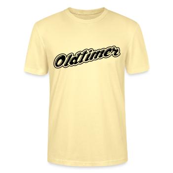 Oldtimer - Stanley/Stella Unisex Bio-T-Shirt CRAFTER - Creme - Vorne - Alina (178cm) & Michal (187cm)
