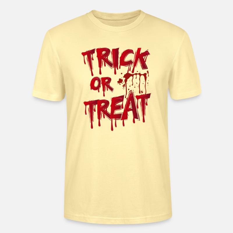 Süßes oder Saures - Halloween - Stanley/Stella Unisex Bio-T-Shirt CRAFTER - Creme