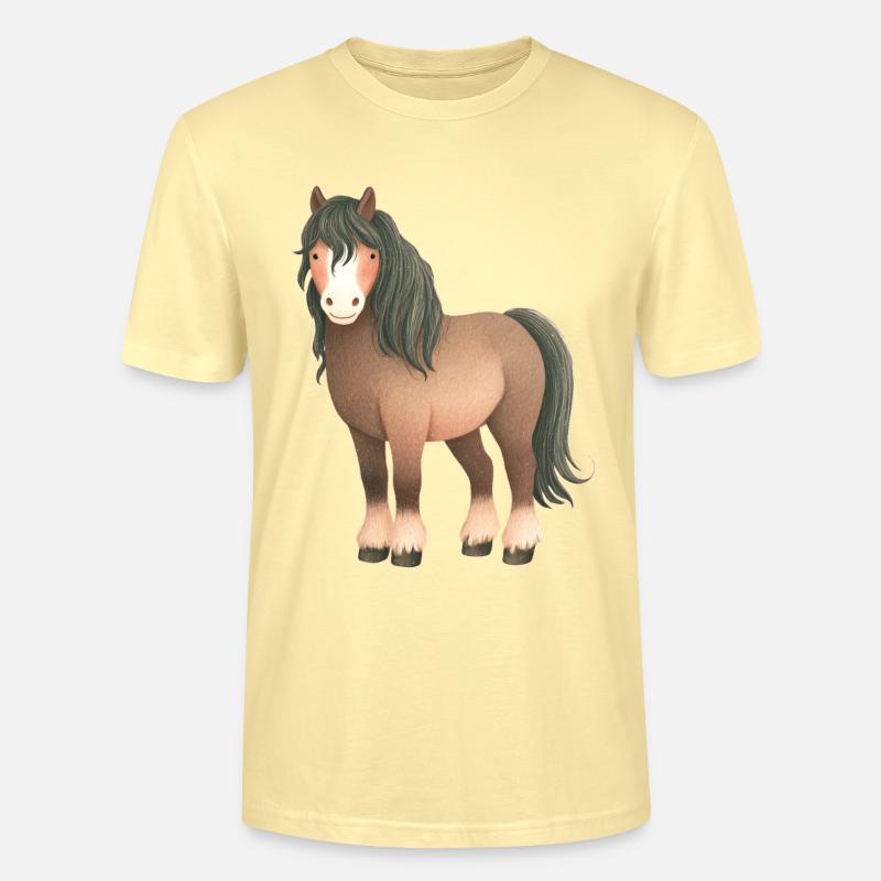 Pferd - Stanley/Stella Unisex Bio-T-Shirt CRAFTER - Creme