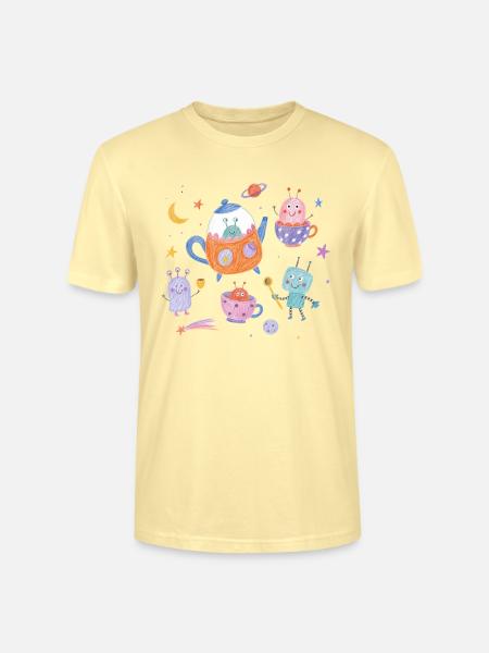 Alien-Teeparty - Stanley/Stella Unisex Bio-T-Shirt CRAFTER - Creme