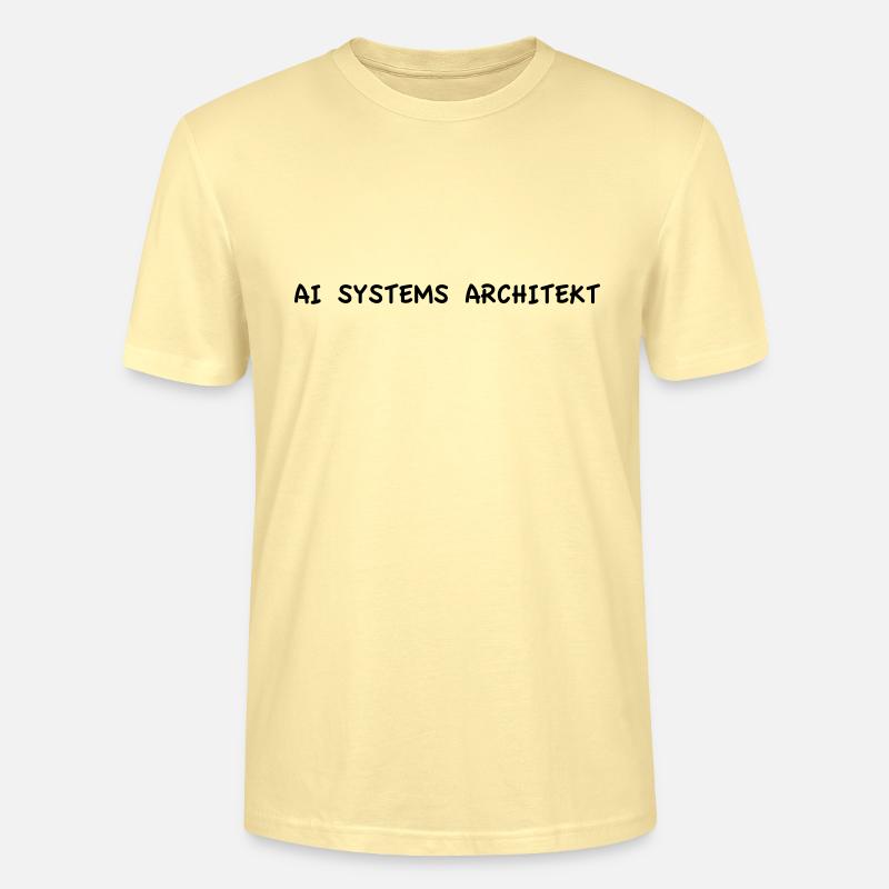 AI Systems Architekt - Stanley/Stella Unisex Bio-T-Shirt CRAFTER - Creme