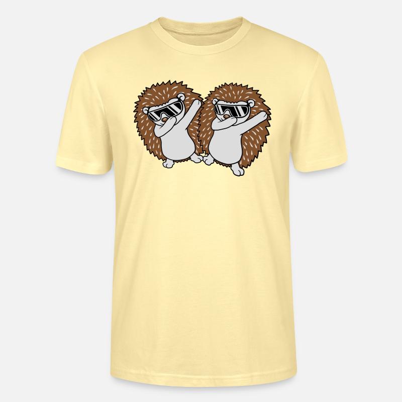 2 dabbing Igel Freunde - Stanley/Stella Unisex Bio-T-Shirt CRAFTER - Creme