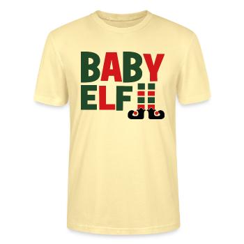 Bébé elfe - T-shirt bio CRAFTER Stanley Stella Unisexe - crème - Devant - Alina (178cm) & Michal (187cm)