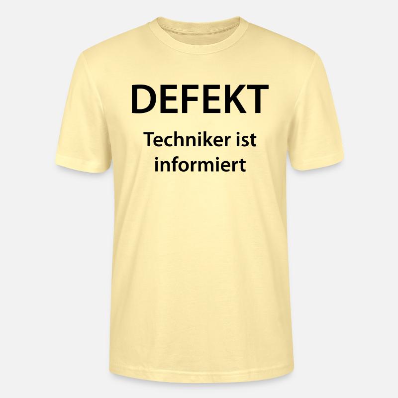 Techniker ist informiert - Stanley/Stella Unisex Bio-T-Shirt CRAFTER - Creme