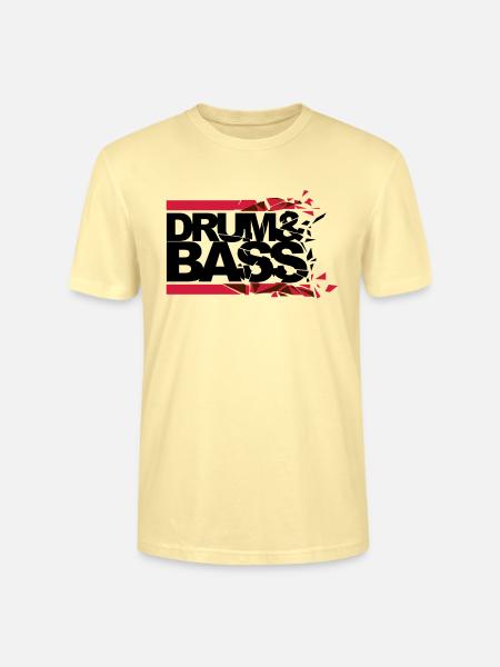 Drum 'n' Bass shattered - Stanley/Stella CRAFTER Unisex Organic T-Shirt - cream