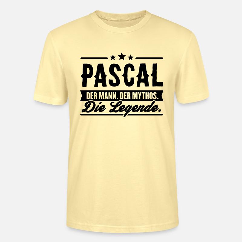 Mann Mythos Legende Pascal - Stanley/Stella Unisex Bio-T-Shirt CRAFTER - Creme