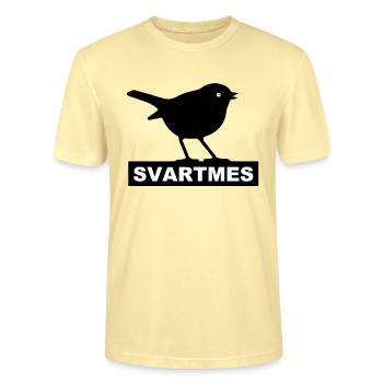 Svartmes - Krankes lokales Fernsehen - Stanley/Stella Unisex Bio-T-Shirt CRAFTER - Creme - Vorne - Alina (178cm) & Michal (187cm)