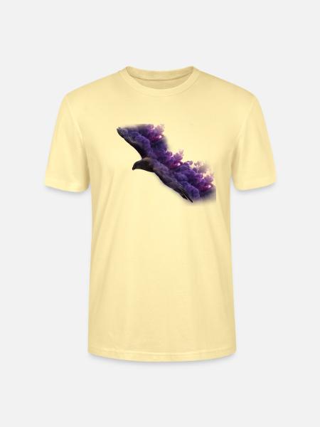 Eagle with smoke - Stanley/Stella CRAFTER Unisex Organic T-Shirt - cream