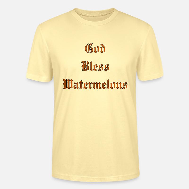 GodBlessWatermelons - Stanley/Stella Unisex Bio-T-Shirt CRAFTER - Creme