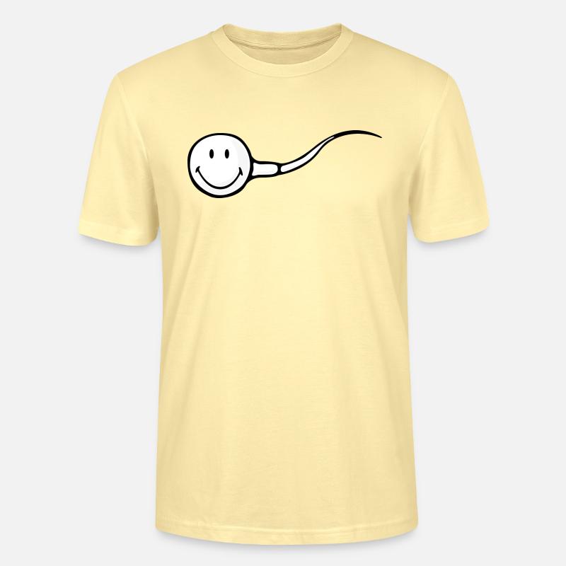 Smiley Sperm - T-shirt bio CRAFTER Stanley Stella Unisexe - crème