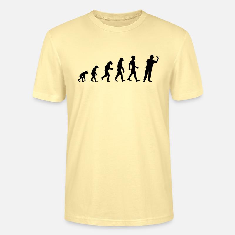 Fléchettes Evolution - T-shirt bio CRAFTER Stanley Stella Unisexe - crème