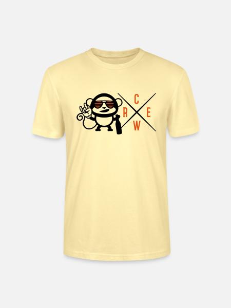 monkey crew - Stanley/Stella Unisex Bio-T-Shirt CRAFTER - Creme
