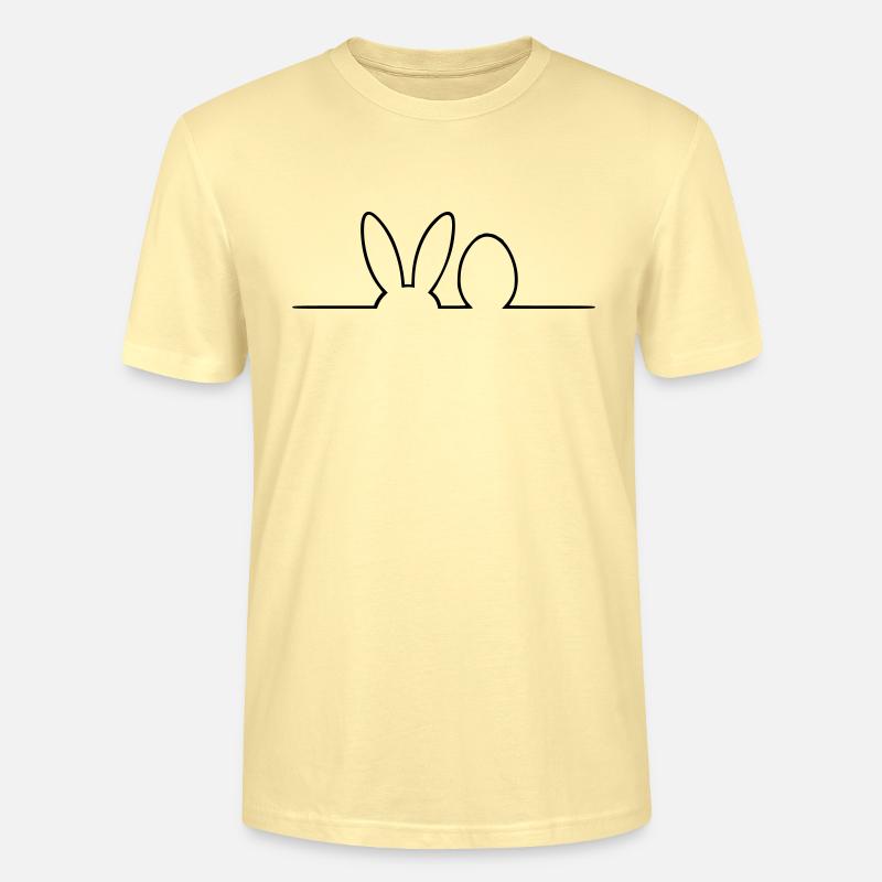 Ostern Silhouette - Stanley/Stella Unisex Bio-T-Shirt CRAFTER - Creme