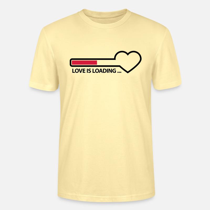 love_is_loading_2c - Stanley/Stella Unisex Bio-T-Shirt CRAFTER - Creme