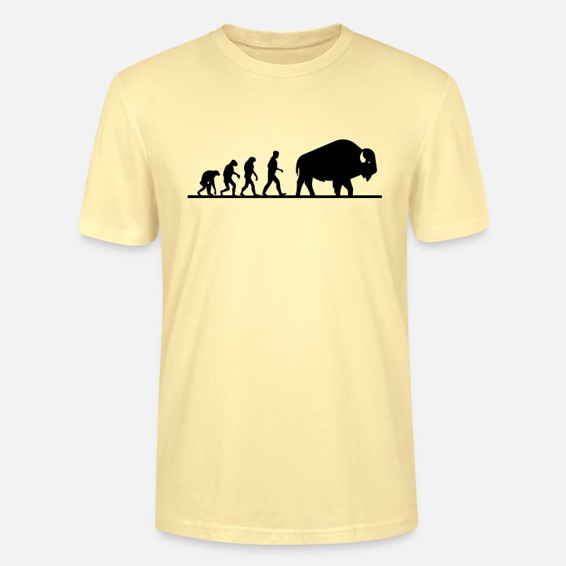 büffel evolution - Stanley/Stella Unisex Bio-T-Shirt CRAFTER - Creme